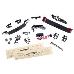 LED light kit, complete with power supply (contains headlights, tail lights, & d