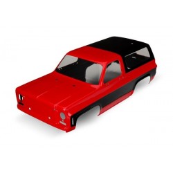 Body, Chevrolet Blazer (1979) (red) (requires grille, side mirrors, door handles, TRX8130A