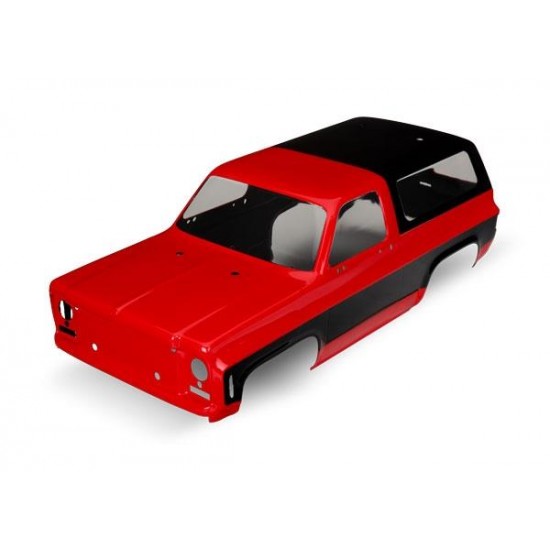 Body, Chevrolet Blazer (1979) (red) (requires grille, side mirrors, door handles, TRX8130A