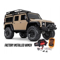 Traxxas Land Rover Defender Crawler with winch SAND