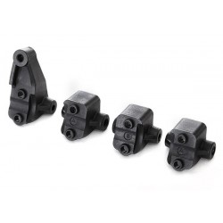 Axle mount set (complete) (front & rear) (for suspension lin, TRX8227
