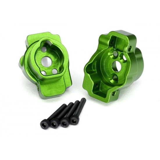 Portal drive axle mount, rear, 6061-T6 aluminum (green-anodized) (left and right