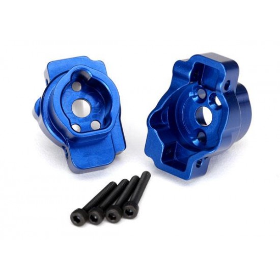 Portal drive axle mount, rear, 6061-T6 aluminum (blue-anodized) (left and right)