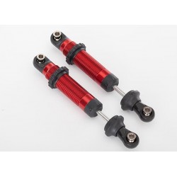 Shocks, GTS, aluminum (red-anodized) (assembled with spring, #TRX8260R
