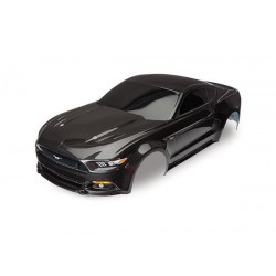 Body, Ford Mustang, black (painted, decals applied), TRX8312X