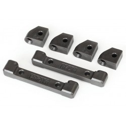 Mounts, suspension arms (front & rear) (4)/ hinge pin retain, TRX8334