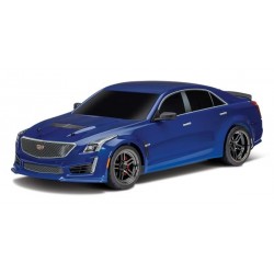 Body, Cadillac CTS-V, blue (painted, decals applied)