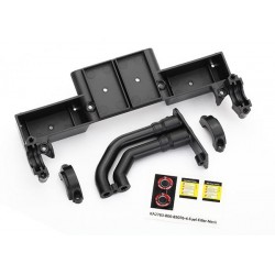 Chassis tray/ driveshaft clamps/ fuel filler (black)