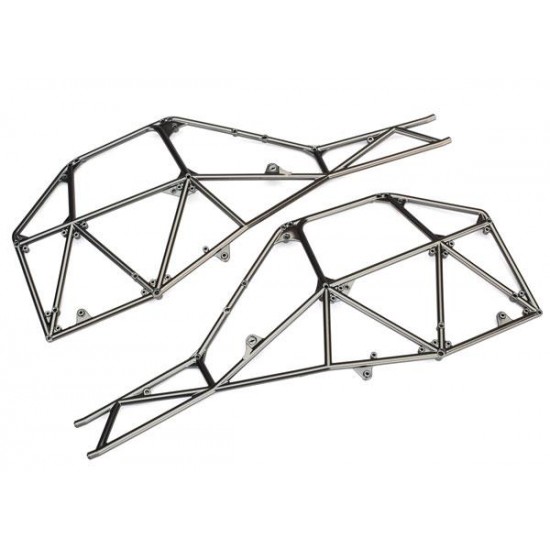 Tube chassis, side section (left & right) (satin black chrome-plated)