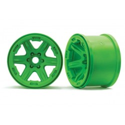 Wheels, 3.8' (green) (2) (17mm splined)