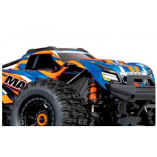 Traxxas Wide Maxx 1/10 Scale 4WD Brushless Electric Monster Truck, VXL-4S, TQi - ORANGE