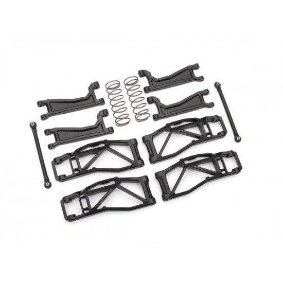 Suspension kit, WideMaxx, black,  includes extended outer half shafts