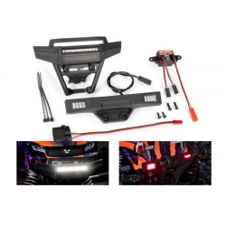Traxxas Hoss 4X4 LED Light Kit Complete (Includes Front and Rear Bumpers with LED Lights, 3-Volt Accessory Power Supply, and Power Tap Connector (with cable) (Fits #9011 Body)