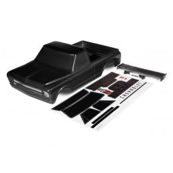Body, Chevrolet C10 (black) (includes wing & decals) (requires #9415 series body accessories to complete body)