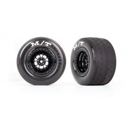 Tires & wheels, assembled, glued (Weld gloss black wheels, tires, foam inserts) (rear) (2)