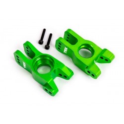 CARRIERS, STUB AXLE, 6061-T6 ALUMINUM (GREEN-ANODIZED) (LEFT AND RIGHT)
