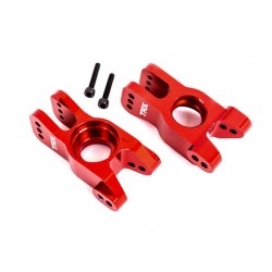 CARRIERS, STUB AXLE, 6061-T6 ALUMINUM (RED-ANODIZED) (LEFT AND RIGHT)