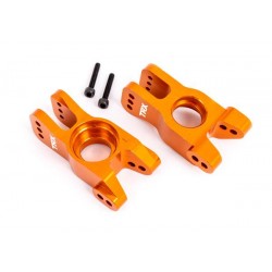 CARRIERS, STUB AXLE, 6061-T6 ALUMINUM (ORANGE-ANODIZED) (LEFT AND RIGHT)