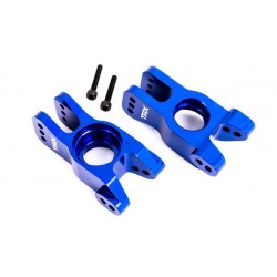 CARRIERS, STUB AXLE, 6061-T6 ALUMINUM (BLUE-ANODIZED) (LEFT AND RIGHT)