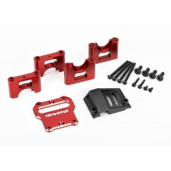 Mount, center differential carrier, 6061-T6 aluminum (red-anodized)