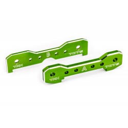 Tie bars, front, 7075-T6 aluminum (green-anodized) (fits Sledge)