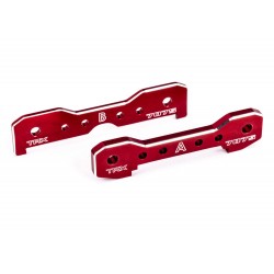 Tie bars, front, 7075-T6 aluminum (red-anodized) (fits Sledge)