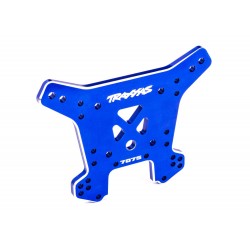 Shock tower, rear, 7075-T6 aluminum (blue-anodized) (fits Sledge)