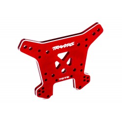 Shock tower, rear, 7075-T6 aluminum (red-anodized) (fits Sledge)