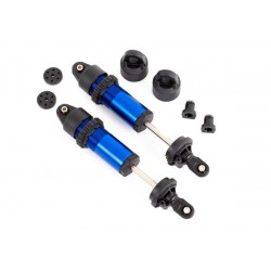 Shocks, GT-Maxx, aluminum (blue-anodized) (fully assembled w/o springs) (2)