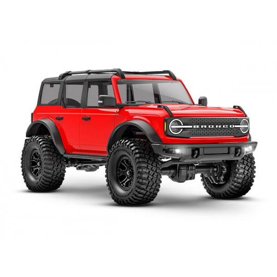 TRX-4M 1/18 Scale and Trail Crawler Ford  Bronco 4WD Electric Truck with TQ Red