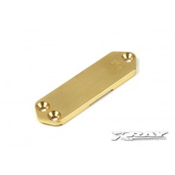 BRASS CHASSIS WEIGHT FRONT 25G, X331180