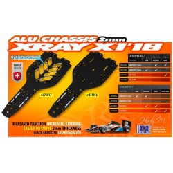 X1'18 ALU CHASSIS 2.0MM - 7075, X371016