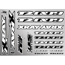 Xray T2'009 Sticker For Body - White, X397324