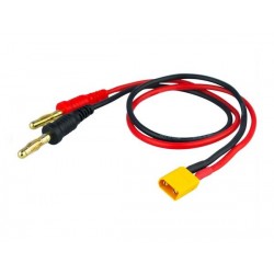 Yellow RC Charger Cable 4mm Banana Plug To XT30(Male), YEL6008